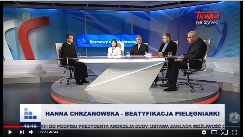 {:pl}TV Trwam – O Hannie Chrzanowskiej{:}{:en}Hanna Chrzanowska on TV Trwam{:}